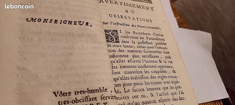 Stile Universel de toutes les cours et juridictions du royaume pour l'instruction des matières criminelles Tome2 1701 (image 5)