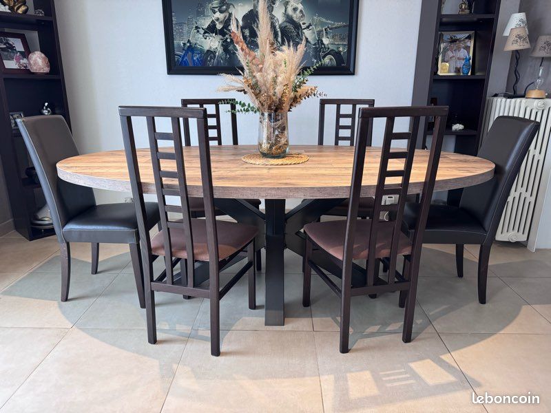 Table haute ovale 8 places (image 3)