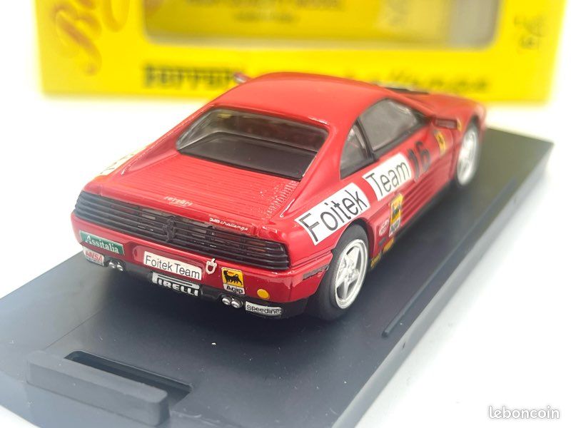 FER40 voitures plastiques 1/43 Herpa : 1010 FERRARI 348 tb rouge – Jumajo
