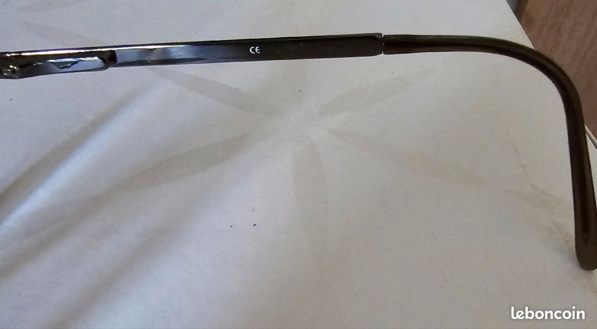 Lunettes métal marron métallisé (image 4)
