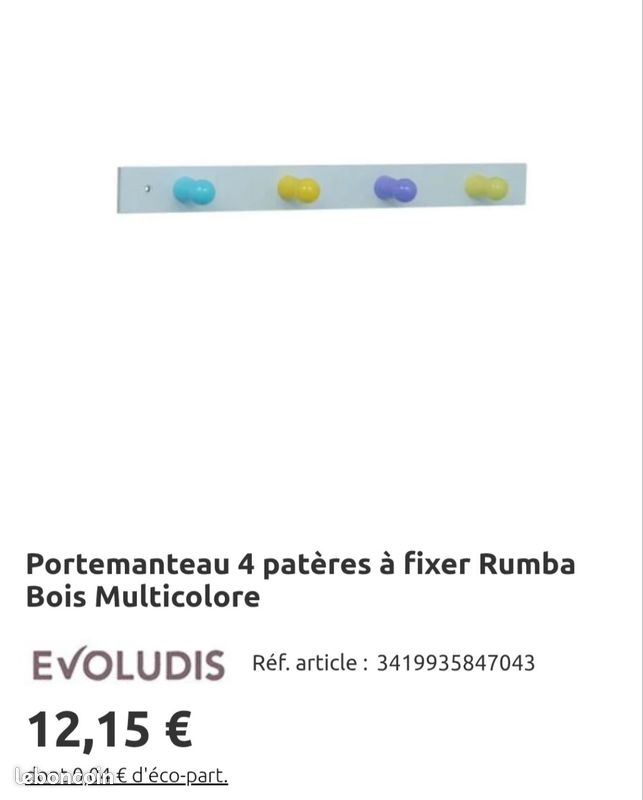 Lot 3 porte manteau (image 3)