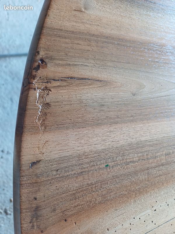 Table ronde bois (image 4)