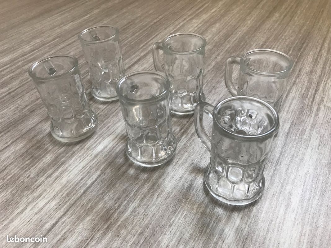 36 Mini Chopes à Bière En Résine - Décoration Maison De Poupée, Accessoire Photo, Déco Miniature