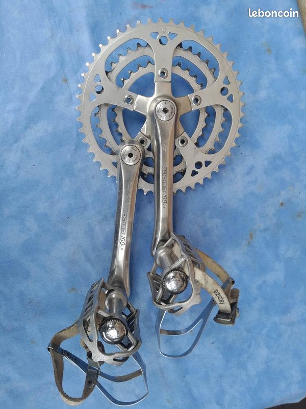 Pédale Axe Vintage Lyotard Droit 127 Mm Vélo Route Cyclomoteur - France