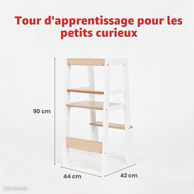 Marchepieds enfant 2 hauteurs à partir de 18 mois (image 3)