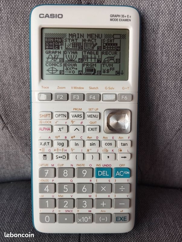 CALCULATRICE GRAPHIQUE MODE examen Casio GRAPH 35+E 35e - Comme Neuve