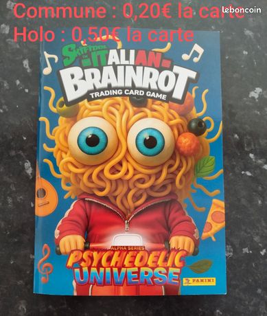 Skifidol Italian Brainrot Trading Card Game, Starter Box Psychedelic Skifidol Italian Brainrot Trading Card Game, Starter Box Psychedelic