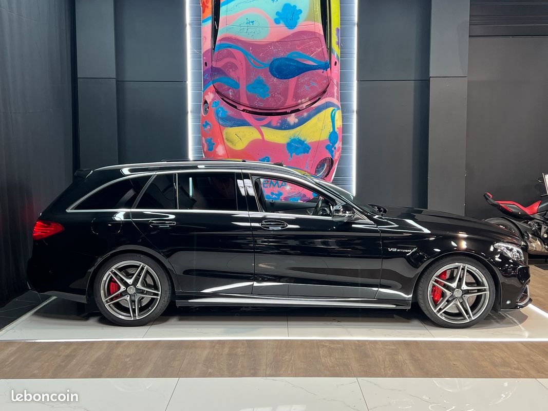 MERCEDES-BENZ C63S AMG Break V8 4.0 510cv | Toit ouvrant | Échappement sport | Pack carbone | (image 5)