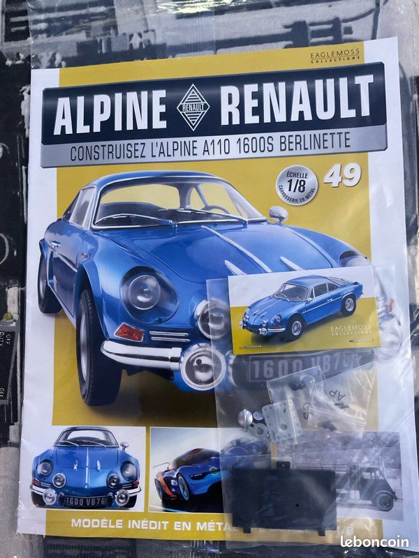 Collection Eaglemoss Alpine A110 1/8 - Numéro 36 Avec Fascicule Et Pièces - Neuf