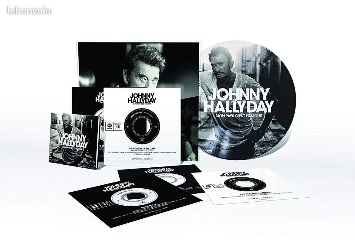 Coffret collector numéroté de Johnny Hallyday - Mon pays c'est l'Amour (image 1)
