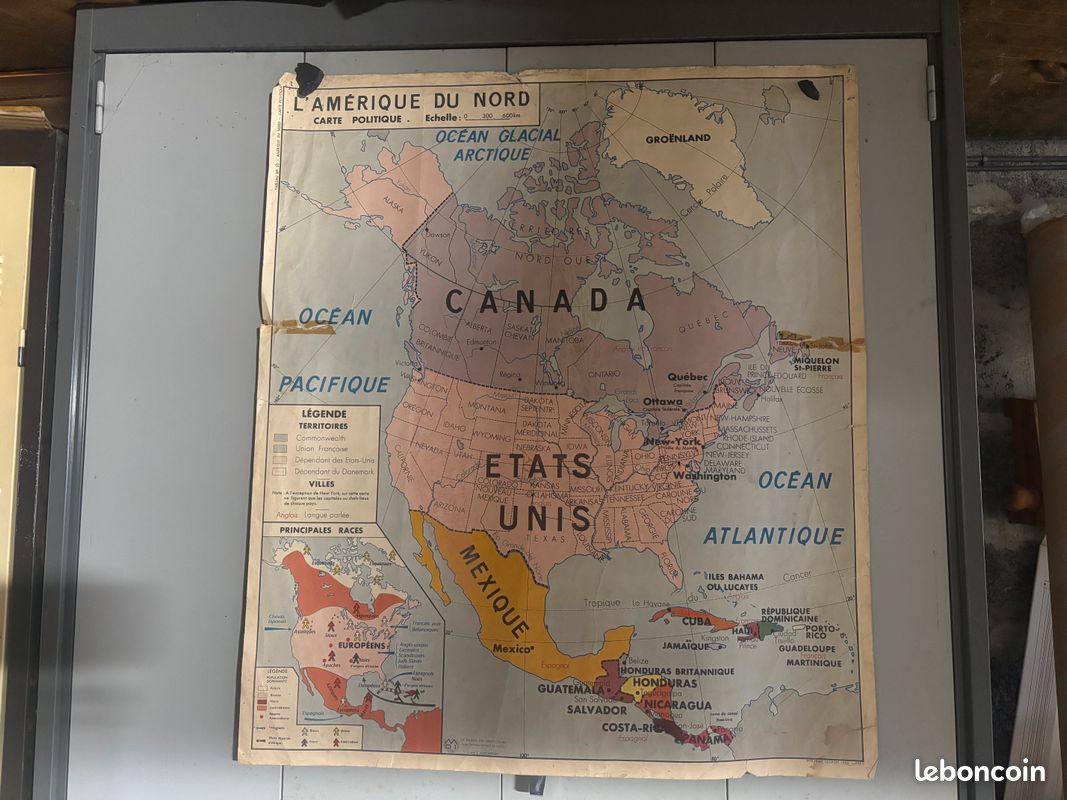 Ancienne Carte Scolaire Rossignol Des Années 60 - La Tempête Et Les Pays Chauds
