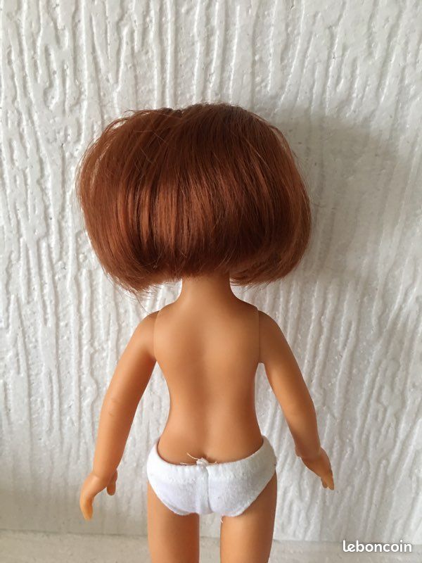 Poupee rousse 👩‍🦰 taches de rousseurs clara corolle les cheries 33 cm a vêtir par couturière - Collection