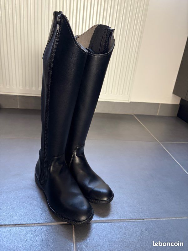 Bottes équitation cuir 40 - Sport & Plein air