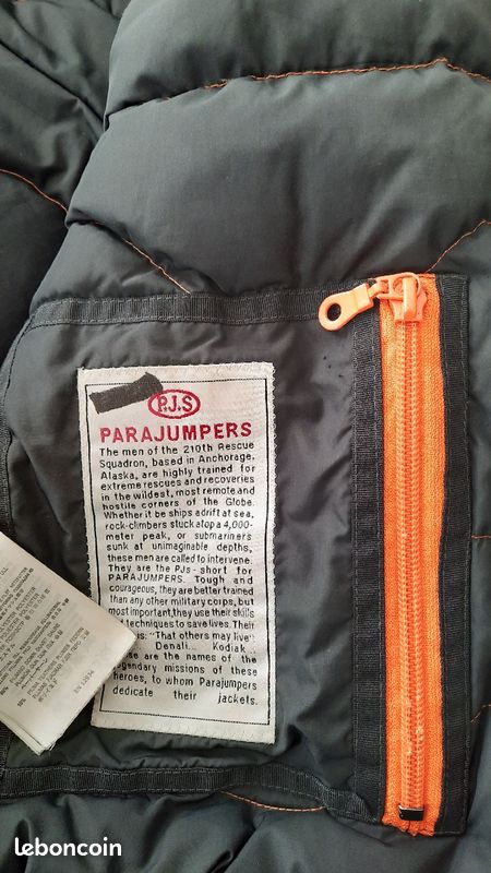 Blouson Parajumpers enfant taille M noir (image 6)