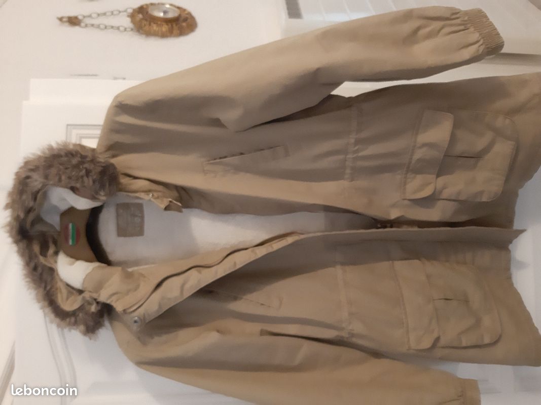 Parka taille 14 ans beige (image 2)