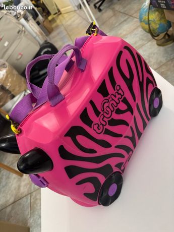 Trunki Valise Gris Design Chat Enfants Roulant Valise Occasion