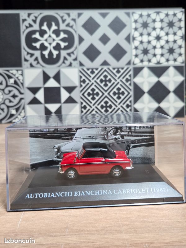 Modèle réduit Autobianchi Bianchina Cabriolet 1962 au 1/43