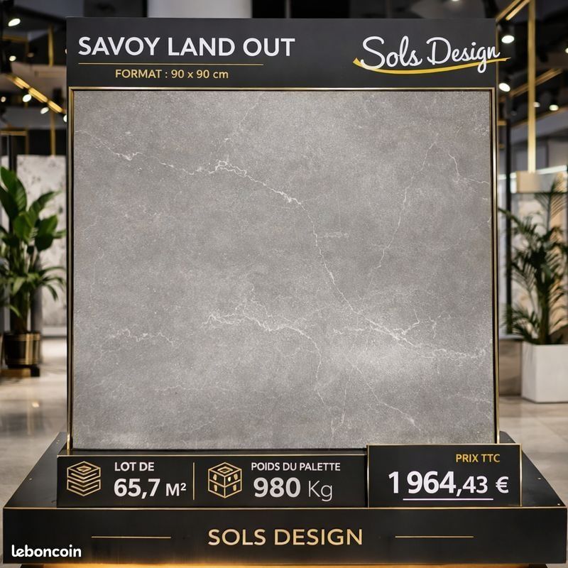 Dalle pour extérieur 90 x 90 - Fin de lot - prix cassé (image 3)