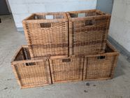 Panier à Linge IKEA BRANÄS En Rotin, Avec Doublure, 41x41x60 Cm, Neuf