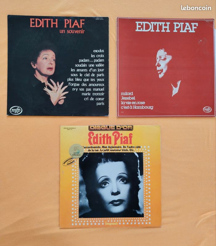 Vinyles - PIAF - AZNAVOUR - BRANT... (image 1)