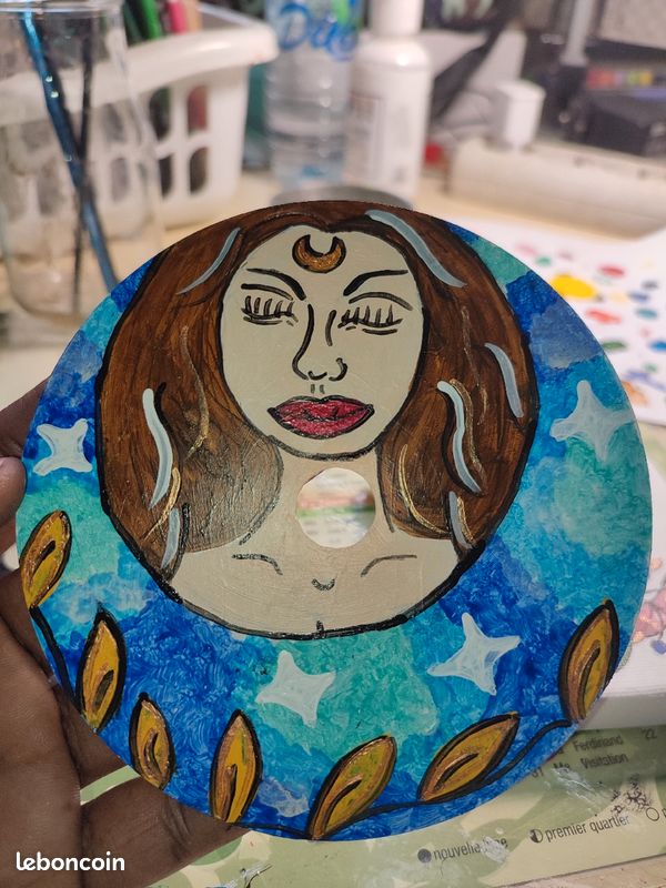CD peint en acrylique (image 3)