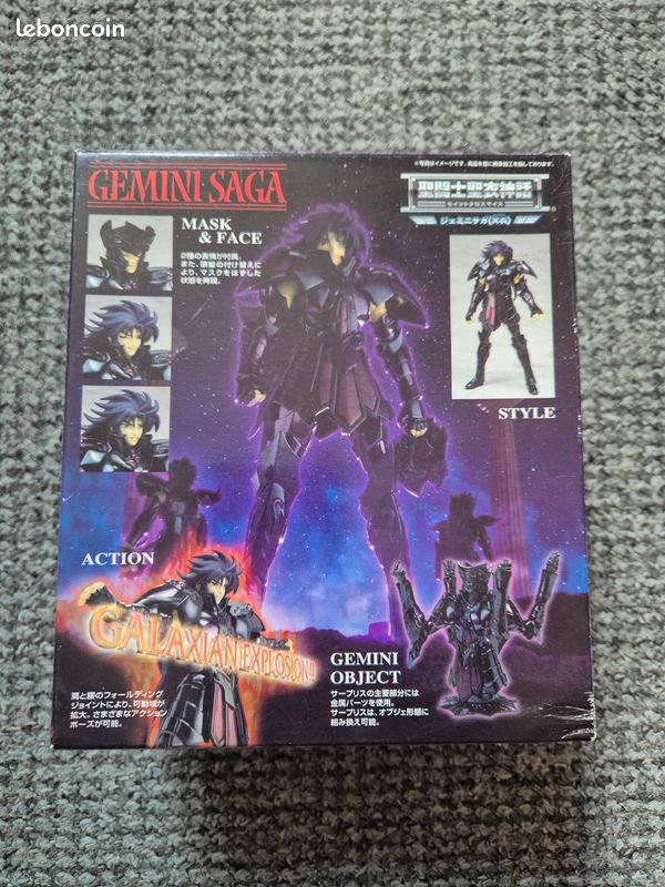 Myth Cloth - Gemini Saga - Myth Cloth De Bandai - En Métal Figurine Saint Seiya