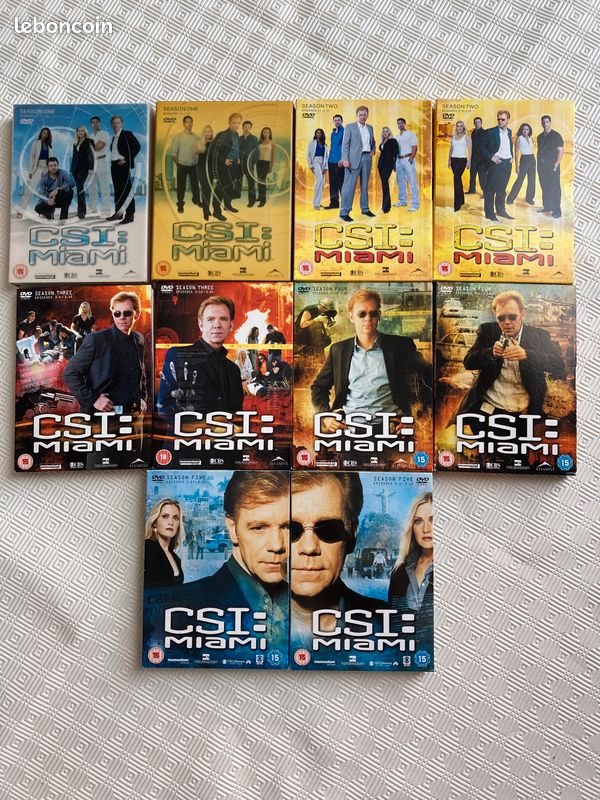 CSI : MIAMI - Intégrale saisons 1 à 5 - Langue anglaise uniquement - (image 1)