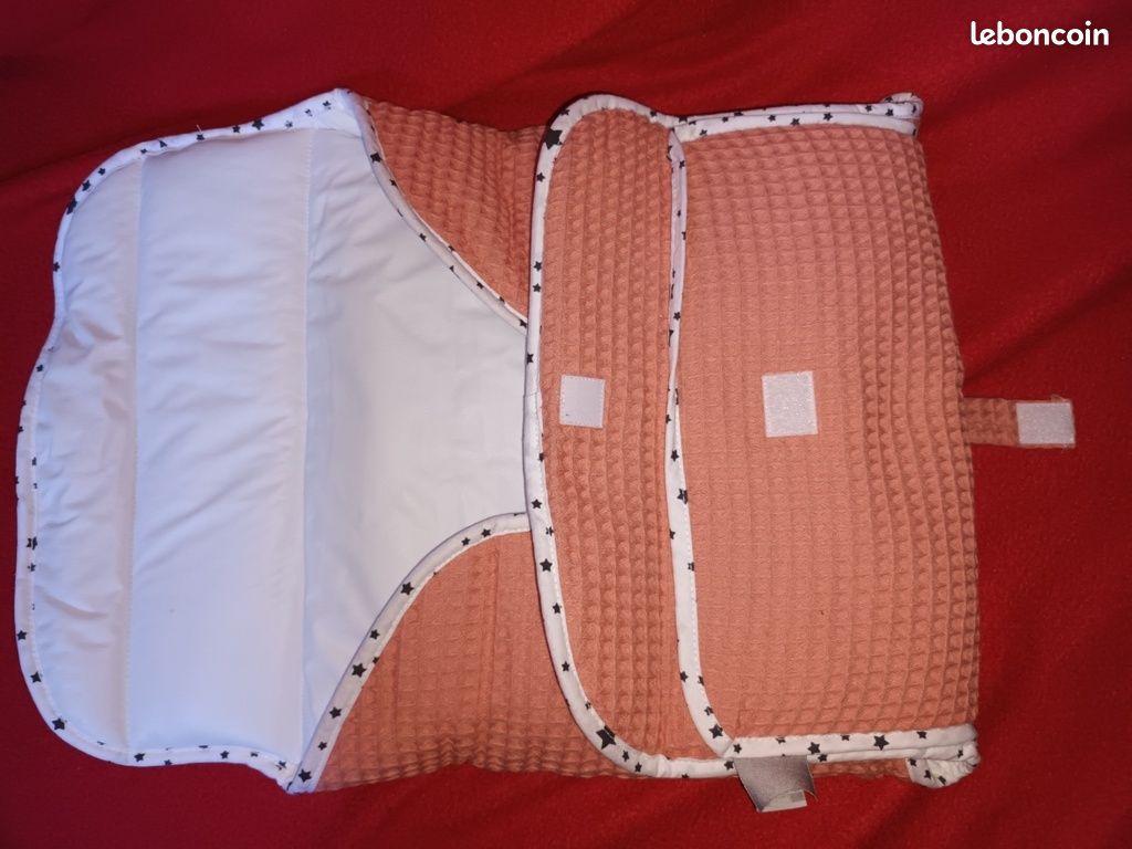 Tapis / Sac à langer Nomade Marsala Nid d'abeille (image 2)
