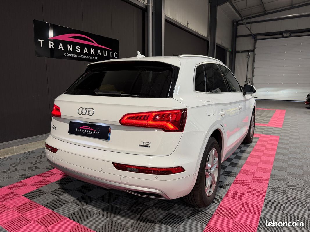 AUDI Q5 Q5 2.0 TDI 163 CV S tronic 7 Quattro Design + CAMÉRA + ATTELAGE + CLIM AUTO + KEYLESS + HAYON ÉLEC (image 3)