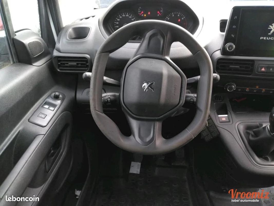 Peugeot Partner BHDI 100 PREMIUM 3Pl. CAMERA+RADAR DITRIB.+CT OK (GALERIE POSSIBLE) 1ermain 2021 (image 6)