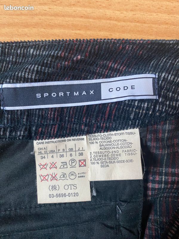 Jupe En Jean Sportmax Code Par Max Mara Taille 42 - Style Décontracté Et Tendance