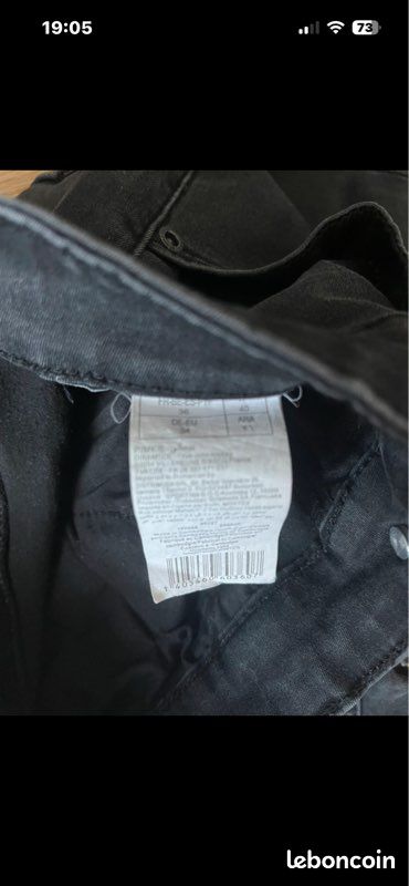Jean noir - Taille 36 (image 5)