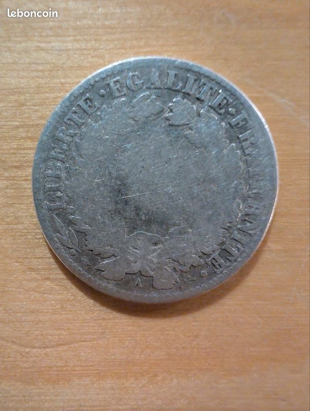 Lot piece de monnaie argent franc ceres (image 2)