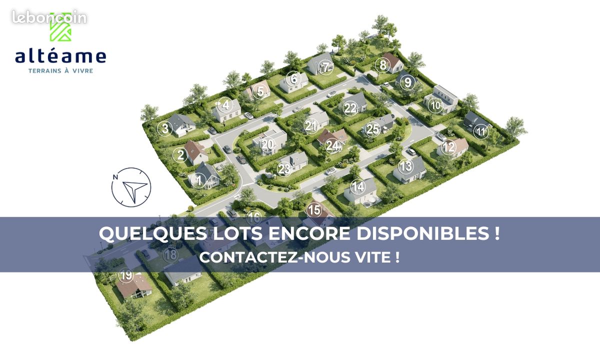 Terrains viabilisés - BOVES · 74 000 €