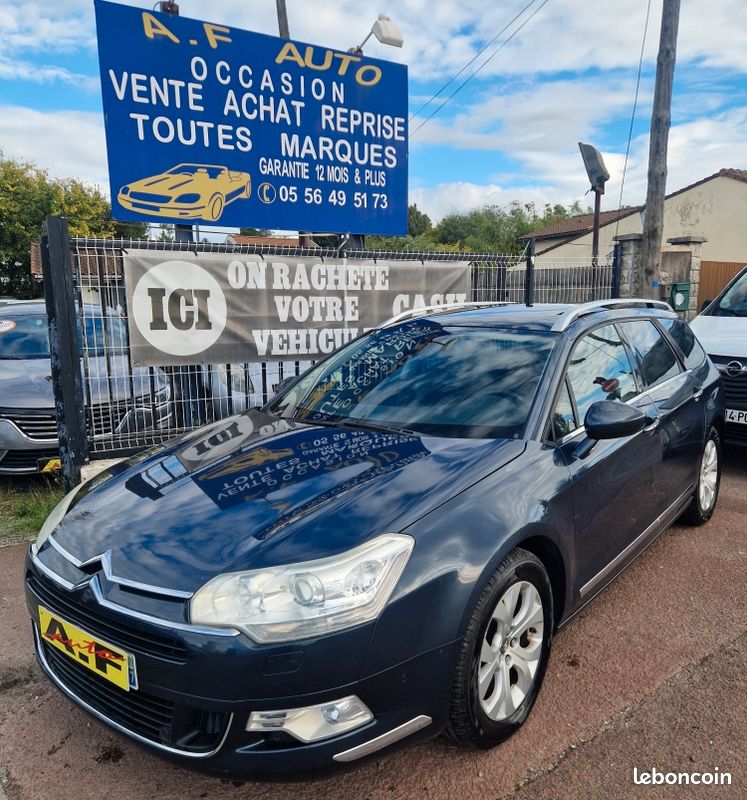 Citroën c5 tourer 2.0 hdi 140 exclusive toit pano garantie 6 mois (image 1)