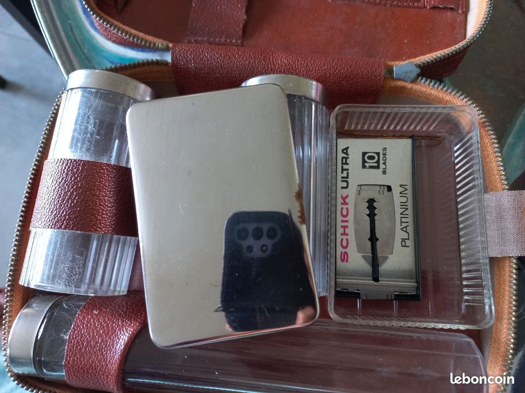 Trousse de toilette voyage vintage (image 3)