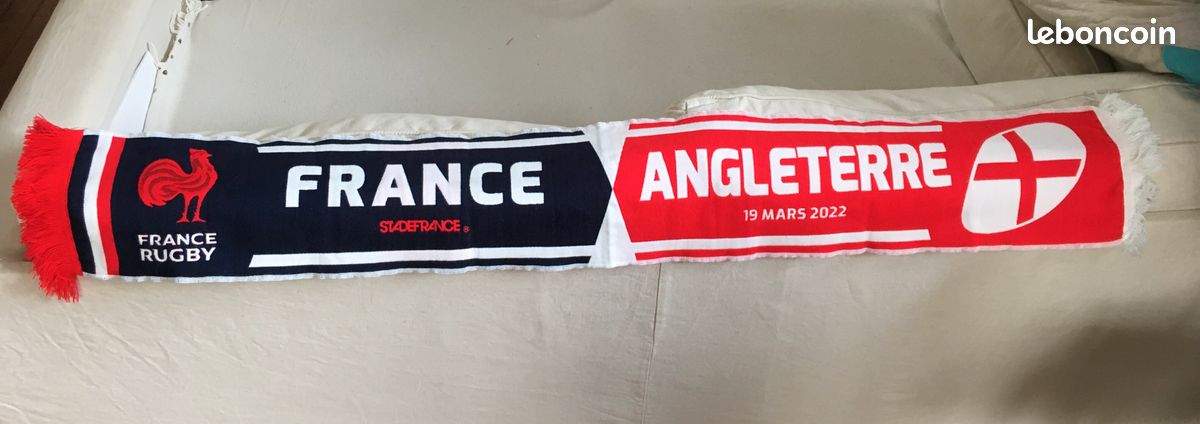 Echarpe rugby France Angleterre - Collection
