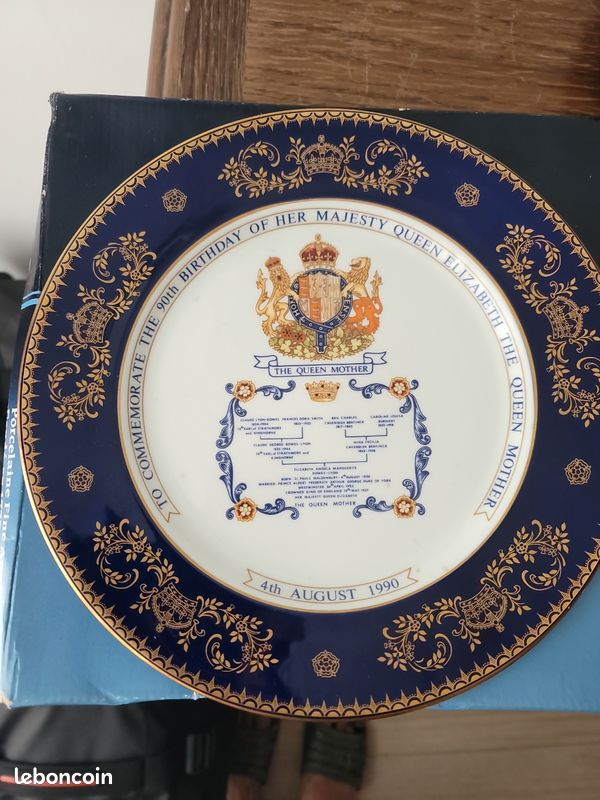 Assiette de collection en procelIne aynslyey -90e made in England 1990 (image 2)