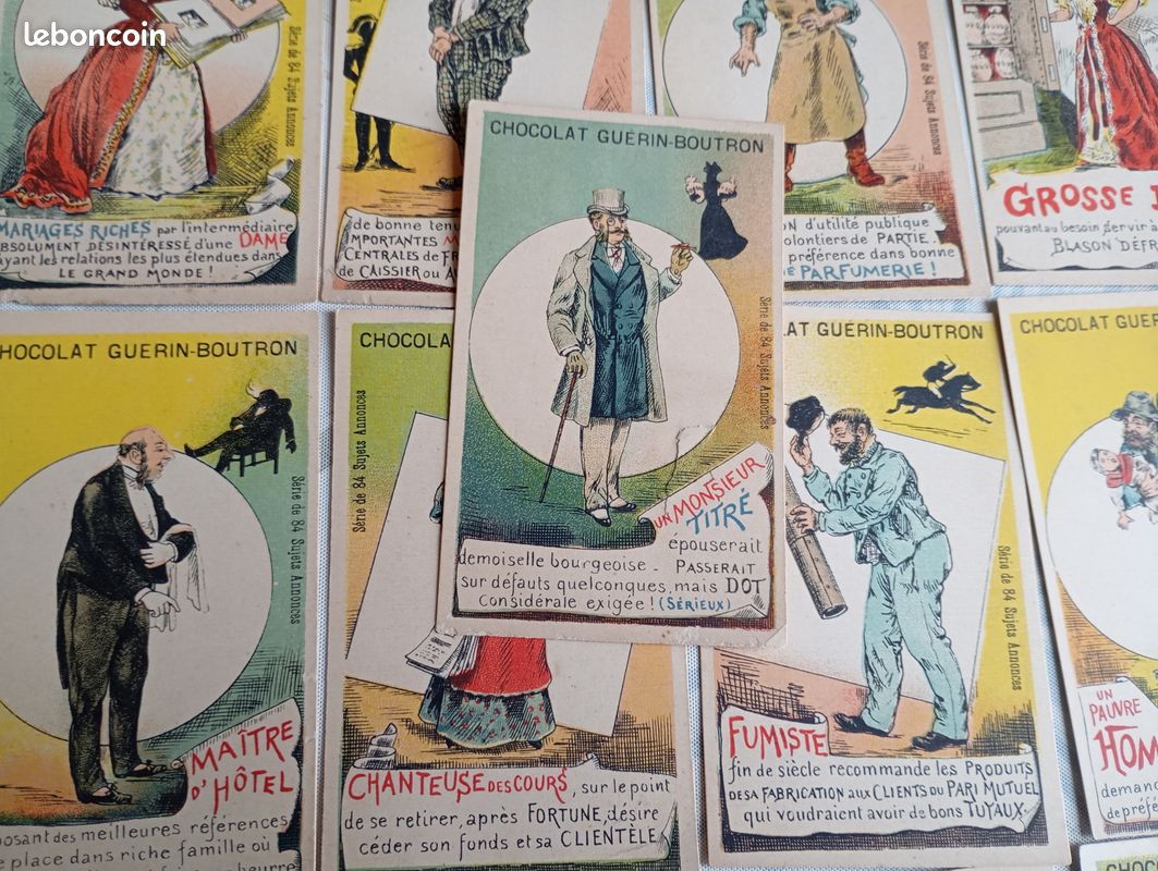 Chromo Guérin Boutron Tom Tit Pelle - Magicien - Original - Collection Tom Tit