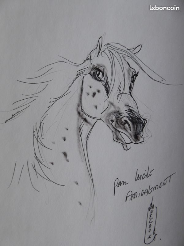 BD Du Peloux sur Triple galop T03 (EO + dédicace) (image 1)