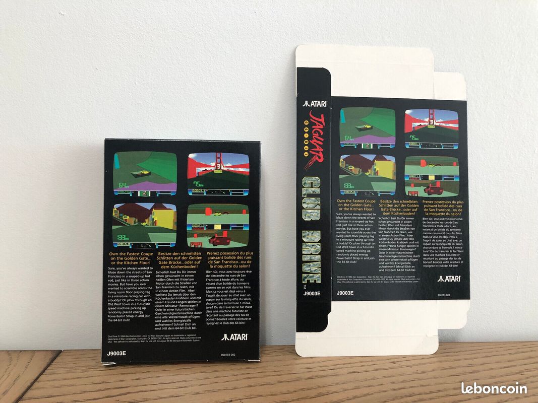CLUB DRIVE Pour Atari Jaguar – Boîte NEUVE + Cale + Manuel – PAS DE JEU