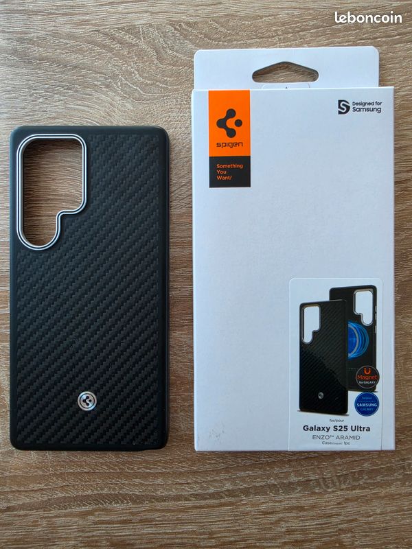 Protection Spigen galaxy S25 ultra Enzo Aramid (image 1)