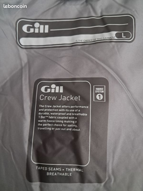 Veste Gill Crew 1041 - Navy - Taille L (image 6)