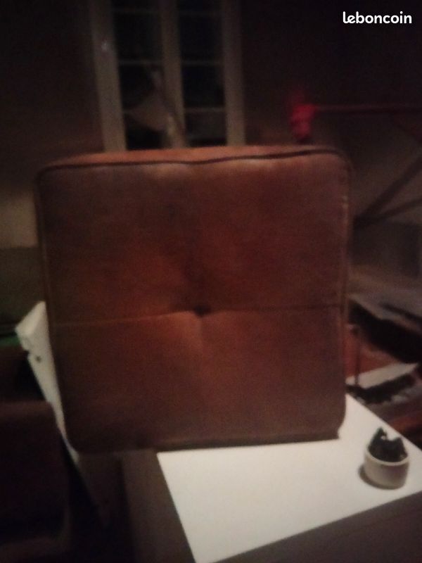 Fauteuil et pouf (image 4)
