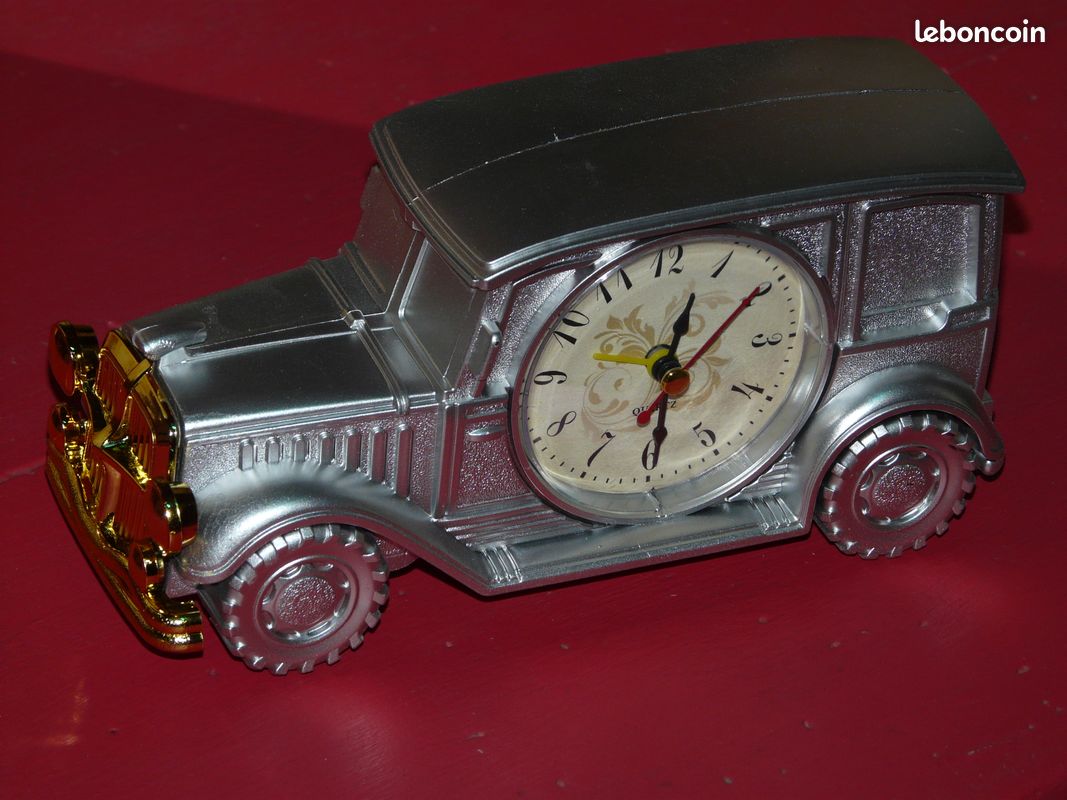 Réveil Original En Forme De Voiture - Pare-choc Vintage - Réveil à Alarme