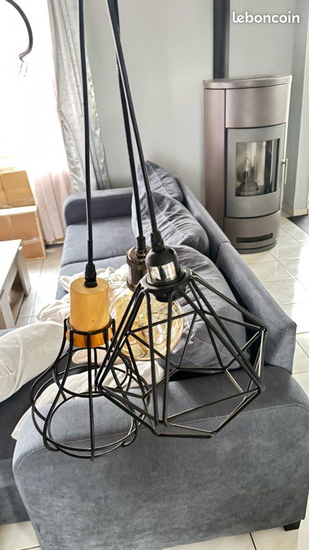Lot de 3 suspensions luminaire (image 3)