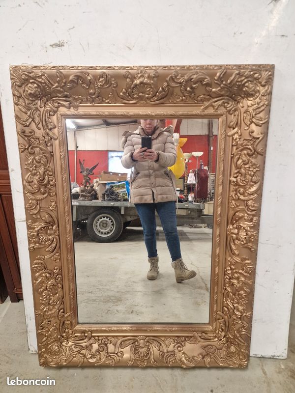 Superbe miroir en platre 1m 30 de hauteur sur 96 cm de largeur (image 6)