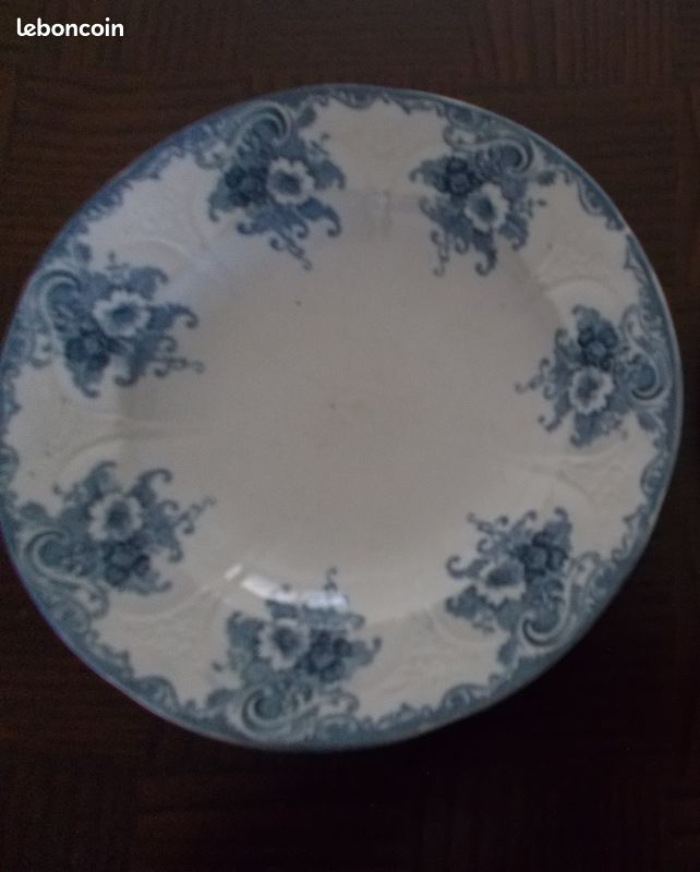 Assiette Longwy gobelins (image 1)