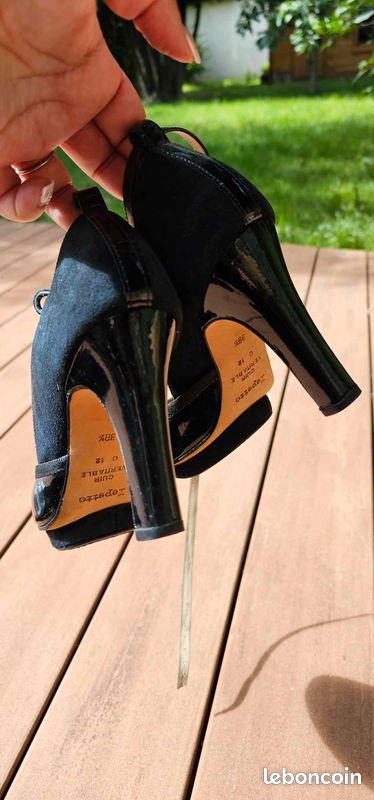 Chaussures à talons Repetto Noir vernis T38 1/2 Mimi (image 5)