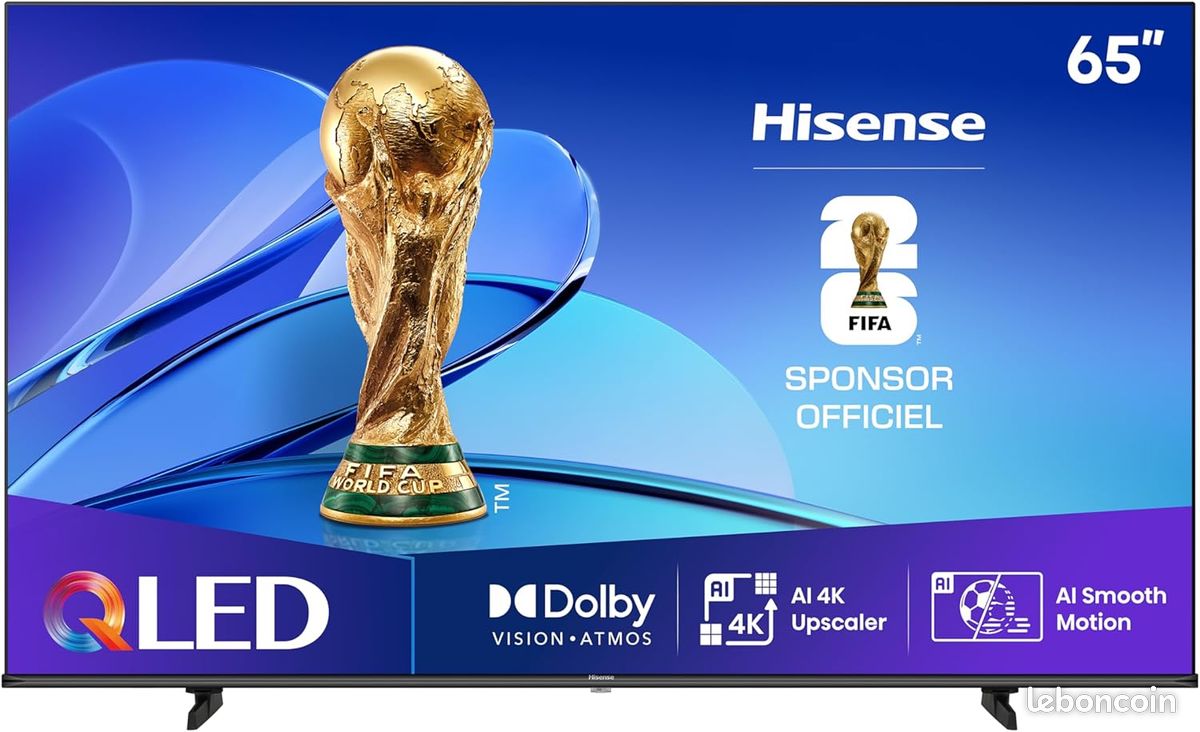 Hisense 65E7Q Télévision écran plat 65 pouces 164cm 3840x2160 - TV connecté (image 1)